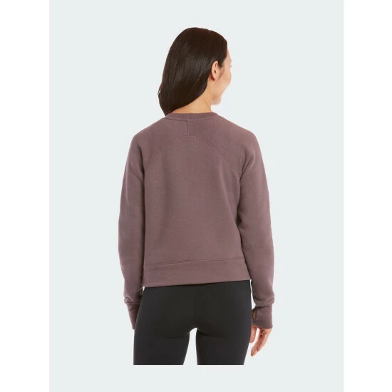 Public Rec Women's Luxe Fleece Crew Sweatshirts & Sweaters Smokey Plum 3 Public Rec Women's Luxe Fleece Crew Sweatshirts & Sweaters Smokey Plum - Image 3