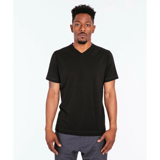 Public Rec Go-To V | Men's Black T-Shirts 2 Public Rec Go-To V | Men's Black T-Shirts - Image 2