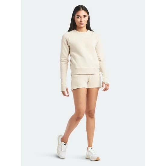 Public Rec Luxe Fleece Short | Women's Ivory Shorts 3 Public Rec Luxe Fleece Short | Women's Ivory Shorts - Image 3