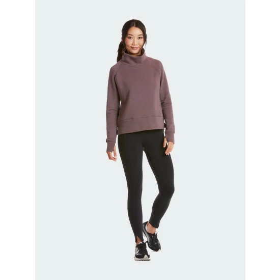 Public Rec Women's Luxe Fleece Pullover Sweatshirts & Sweaters Smokey Plum 2 Public Rec Women's Luxe Fleece Pullover Sweatshirts & Sweaters Smokey Plum - Image 2