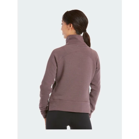 Public Rec Women's Luxe Fleece Pullover Sweatshirts & Sweaters Smokey Plum 3 Public Rec Women's Luxe Fleece Pullover Sweatshirts & Sweaters Smokey Plum - Image 3