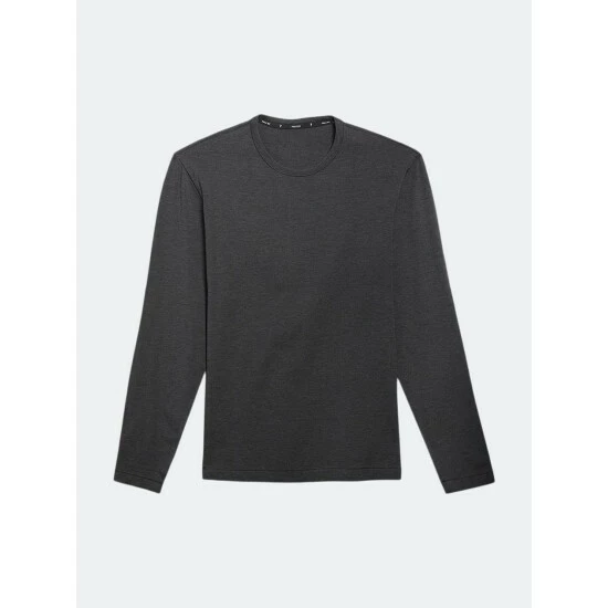 Public Rec Go-To Long Sleeve | Men's Heather Charcoal T-Shirts 1 Public Rec Go-To Long Sleeve | Men's Heather Charcoal T-Shirts