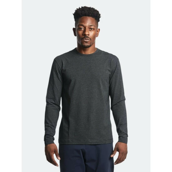 Public Rec Go-To Long Sleeve | Men's Heather Charcoal T-Shirts 2 Public Rec Go-To Long Sleeve | Men's Heather Charcoal T-Shirts - Image 2