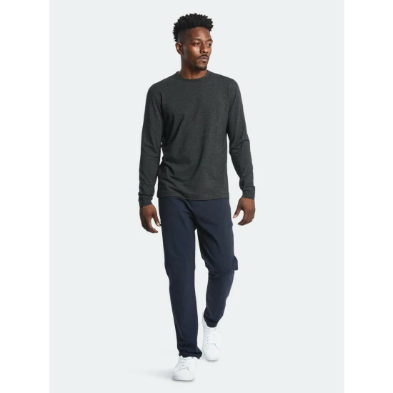 Public Rec Go-To Long Sleeve | Men's Heather Charcoal T-Shirts 5 Public Rec Go-To Long Sleeve | Men's Heather Charcoal T-Shirts - Image 5