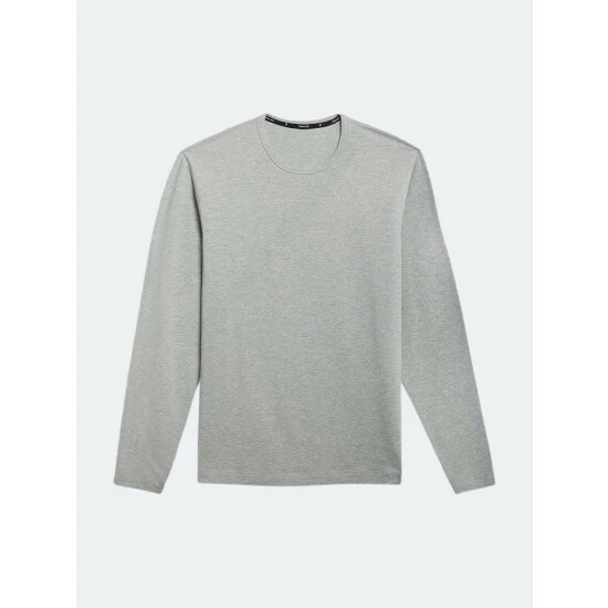 Public Rec Go-To Long Sleeve | Men's Heather Silver Spoon T-Shirts 1 Public Rec Go-To Long Sleeve | Men's Heather Silver Spoon T-Shirts