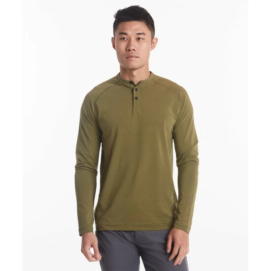 Public Rec Go-To Long Sleeve Henley - Rosemary T-Shirts 1 Public Rec Go-To Long Sleeve Henley - Rosemary T-Shirts