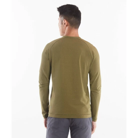 Public Rec Go-To Long Sleeve Henley - Rosemary T-Shirts 3 Public Rec Go-To Long Sleeve Henley - Rosemary T-Shirts - Image 3
